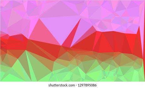 Color Polygonal Mosaic Background, Low Poly Style, Vector illustration, Business Design Templates, Shining polygon pattern, geometric image in Origami style with gradient. Bright template for web site