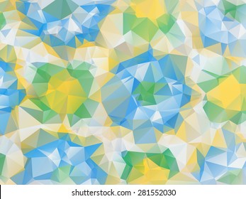 Color Polygonal Mosaic Background, Vector illustration, Business Design Templates