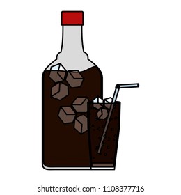 color port liquor bottle and glass beverage