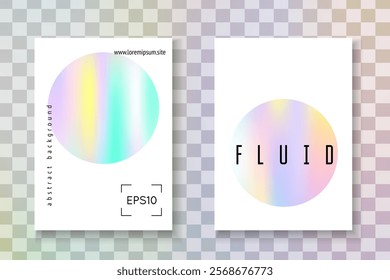 Color Poster. Pastel Screen. Iridescent Texture. Isolated Pearl Illustration. Violet Abstract Label. Minimalist Mesh. Chrome Effect. Blue Color Poster