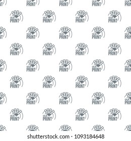 Color print pattern vector seamless repeat for any web design