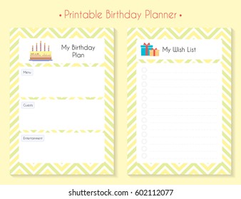 Color printable planner set