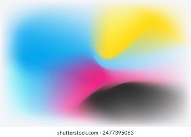 Color printing. CMYK. gradient background