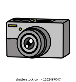 color professional digital camera technology object
