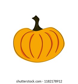 color pumpkin simple