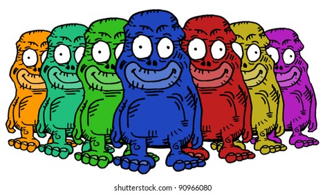 Color puppets