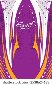 color Purpel jersey sport design template Vector Template Premium EPS 10