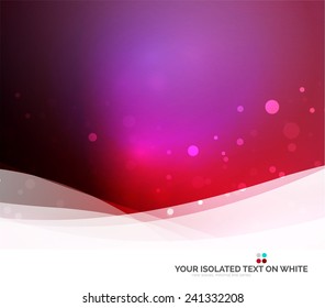 Color purple and light, waves and lines. Abstract background