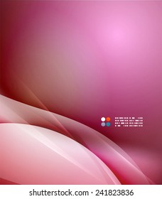 Farbe lila und Licht, Wellen und Linien. Abstrakter Hintergrund