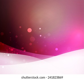 Color purple and light, waves and lines. Abstract background