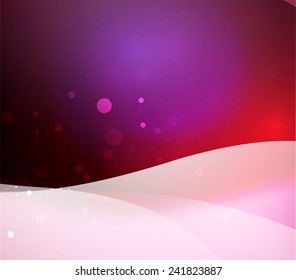 Color purple and light, waves and lines. Abstract background