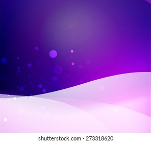 Color violeta y claro, olas y líneas. Antecedentes abstractos
