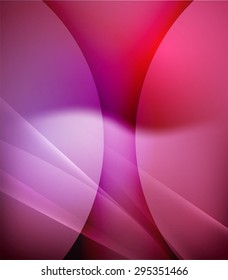 Color purple and light, waves and lines. Abstract background