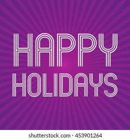 color purple shadow abstract design happy holidays  eps10
