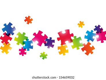 Color puzzle background for Your design