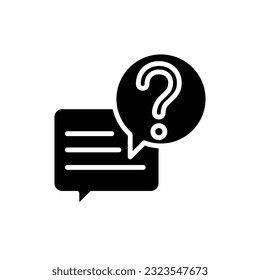 Color Question Outline  Icon Vector Illustration