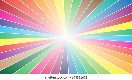 color radial logo