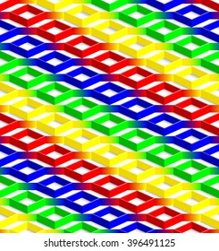 Color Rainbow Background 3D Illustration