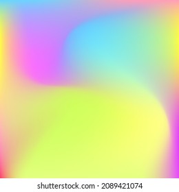 Colores Arcoiris Wavy Textura Multicolor borrosa. Malla Dinámica Dinámica Dinámica De Curva Rosa Verde De Gradiente Swirl Desenfocado. Fluido Claro Feliz Fondo de degradado de neón amarillo. Papel de fondo morado del Pastel de Agua Azul Líquida.