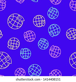 Color random seamless pattern Delivery point marker icon