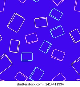 Color random seamless pattern Folder Icon for your web site design
