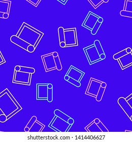 Color random seamless pattern Planning Vector Icon