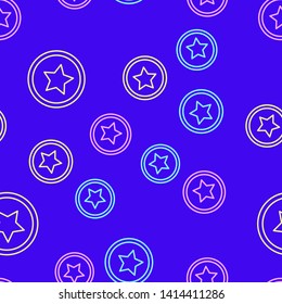 Color random seamless pattern Review icon. Star favorite sign web icon. Favorite sign.