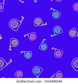 Color random seamless pattern Tape measure icon, measuring tool, ruler.