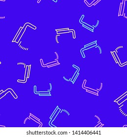 Color random seamless patternAmerican coffee. Coffee time. Beautiful illustration of types of coffee