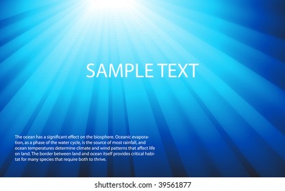 Color ray banner. Place for your text.