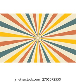 Vector de Plantilla abstracto starburst de fondo de rayos de color