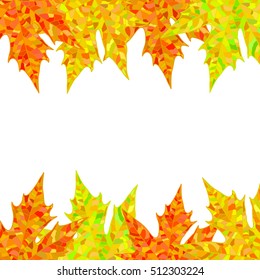 Color realistic autumn leaf. Vector illustration.