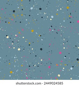Color red circle. chaotic pattern circle. Seamless pattern. Ink Polka Doodle. Fun Watercolor Rounds Pattern.