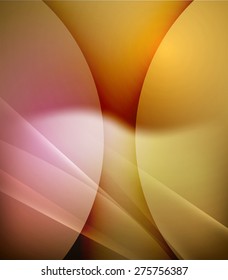 Farbrot und orange und Licht, Wellen und Linien. Abstrakter Hintergrund