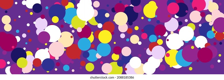 Color Red Purple Dark Kids Vivid Background. Blue Yellow Play Green Pastel White Textile. Vibrant Bright Children Rainbow Violet Background. Multicolor Circles Beige Indigo Pink Print.
