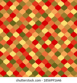 color repetitive background. classic eastern ornament. vector seamless pattern.  fabric swatch. wrapping paper. modern stylish texture. design element for apparel, home decor, textile, cloth