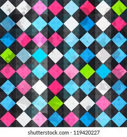 color rhombus seamless
