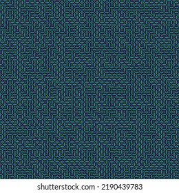 Illustration du motif de mosaïque de couleur Rhombus