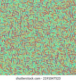 Ilustración de patrón de teselación de mosaico de Rhombus de color
