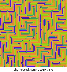 Farbwiedergabe-Tessellermuster-Illustration