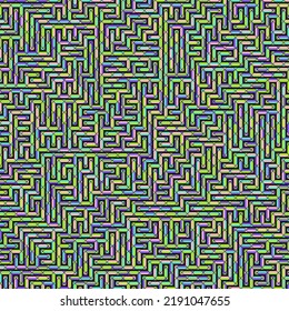 Ilustración de patrón de teselación de mosaico de Rhombus de color