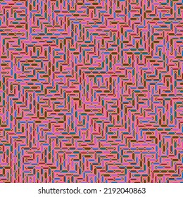 Color Rhombus tile tessellation pattern illustration
