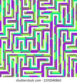 Color Rhombus tile tessellation pattern illustration