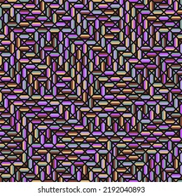 Ilustración de patrón de teselación de mosaico de Rhombus de color
