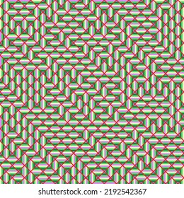 Color Rhombus tile tessellation pattern illustration
