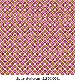 Ilustración de patrón de teselación de mosaico de Rhombus de color