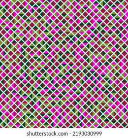 Ilustración de patrón de teselación de mosaico de Rhombus de color