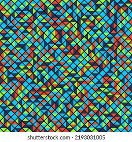 Ilustración de patrón de teselación de mosaico de Rhombus de color