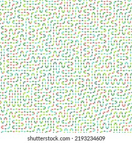 Color Rhombus tile tessellation pattern illustration