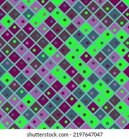 Ilustración de patrón de teselación de mosaico de Rhombus de color